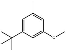1-(1,1-ジメチルエチル)-3-メトキシ-5-メチルベンゼン 化学構造式