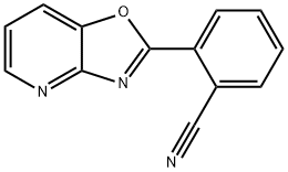 2-(Oxazolo[4,5-b]pyridine-2-yl)benzonitrile Struktur