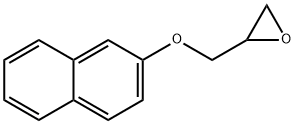 2-[(萘-2-基氧基)甲基]环氧乙烷, 5234-06-0, 结构式