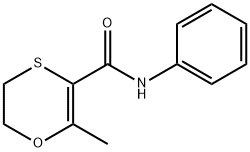 5,6-ジヒドロ-2-メチル-N-フェニル-1,4-オキサチイン-3-カルボアミド 化学構造式