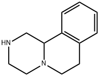 1,3,4,6,7,11b-ヘキサヒドロ-2H-ピラジノ[2,1-a]イソキノリン 化学構造式