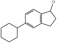 1-クロロ-5-シクロヘキシルインダン 化学構造式