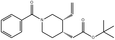N-苯甲酰部奎宁叔丁酯, 52346-13-1, 结构式