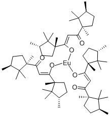 三(D,D-二龙脑甲酸脂)化铕, 52351-64-1, 结构式