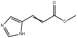 methyl 3-(1H-imidazol-4-yl)acrylate, 52363-40-3, 结构式