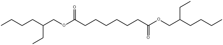スベリン酸  ジ(2-エチルヘキシル) 化学構造式