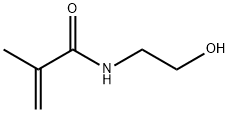 N-(2-羟乙基)-2-甲基-2-丙烯酰胺 结构式