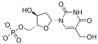 5-hydroxymethyldeoxyuridylate 结构式