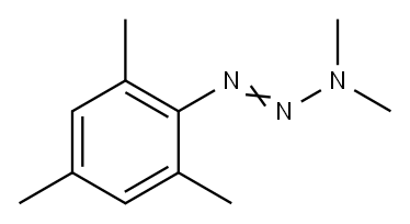1-MESITYL-3,3-DIMETHYLTRIAZ-1-ENE Structure