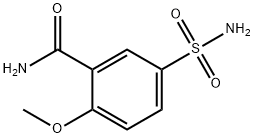 5-(aminosulfonyl)-2-methoxybenzamide Struktur