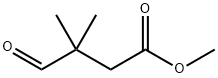 Methyl-3,3-dimethyl-4-oxobutanoate Struktur