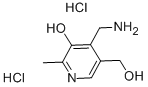 ピリドキサミン二塩酸塩一水和物 化学構造式