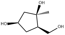 1,3-Cyclopentanediol, 5-(hydroxymethyl)-1-methyl-, (1R,3R,5R)- (9CI) Structure