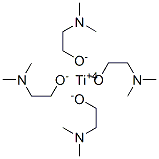 titanium(4+) 2-(dimethylamino)ethanolate Struktur