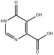 5,6-二羟基嘧啶-4-羧酸, 52412-10-9, 结构式