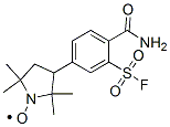 4-(2,2,5,5-tetramethylpyrrolidine-1-oxyl)-4-fluorosulfonylbenzamide Struktur