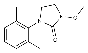 1-(2,6-Dimethylphenyl)-3-methoxyimidazolidin-2-one Struktur