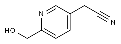 3-Pyridineacetonitrile, 6-(hydroxymethyl)- (9CI) Structure