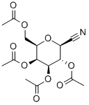 2,3,4,6-四-O-乙酰基-Β-D-吡喃半乳糖氰化物, 52443-07-9, 结构式