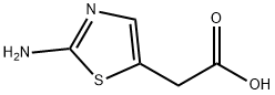 2-(2-氨基噻唑-5-基)乙酸, 52454-66-7, 结构式