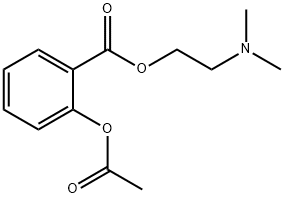 dimethylaminoethyl acetylsalicylate Structure