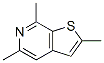 Thieno[2,3-c]pyridine, 2,5,7-trimethyl- (7CI,8CI,9CI) 结构式