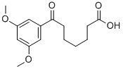 7-(3,5-DIMETHOXYPHENYL)-7-OXOHEPTANOIC ACID 结构式
