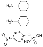 4-Nitrophenyl phosphate bis(cyclohexylammonium) salt Struktur