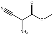 2-氨基-2-氰基乙酸甲酯, 52486-70-1, 结构式