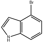 4-ブロモインドール 化学構造式