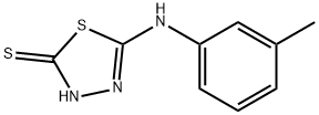 5-M-甲苯基氨基-[1,3,4]噻二唑-2-硫醇 结构式