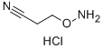 3-(3-AMINOOXY)-PROPANYLNITRILE HYDROCHLORIDE 结构式