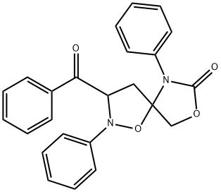 3-Benzoyl-2,6-diphenyl-1,8-dioxa-2,6-diazaspiro[4.4]nonan-7-one Structure