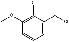 2-CHLORO-3-METHOXYBENZYL CHLORIDE Structure