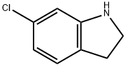 6-CHLORO-2,3-DIHYDRO-1H-INDOLE Structure