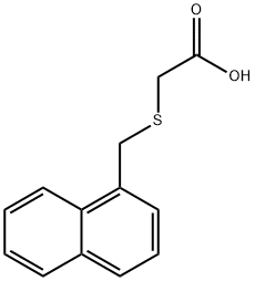 2-(NAPHTH-1-YLMETHYLTHIO)ACETIC ACID Struktur