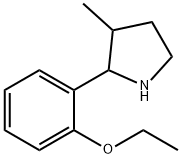 Pyrrolidine, 2-(2-ethoxyphenyl)-3-methyl- (9CI) Structure