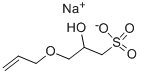 烯丙氧基羟丙基磺酸钠, 52556-42-0, 结构式