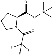 1-(Trifluoroacetyl)-L-proline trimethylsilyl ester Struktur