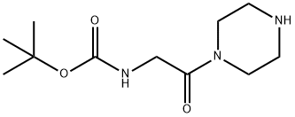 (2-OXO-2-PIPERAZIN-1-YL-ETHYL)-CARBAMIC ACID TERT-BUTYL ESTER Struktur