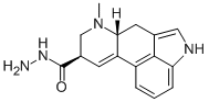 (6AR,9R)-7-METHYL-4,6,6A,7,8,9-HEXAHYDRO-INDOLO[4,3-FG]QUINOLINE-9-CARBOXYLIC ACID HYDRAZIDE Struktur