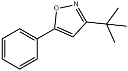 5-Phenyl-3-tert-butylisoxazole Struktur
