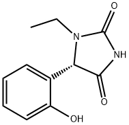 2,4-Imidazolidinedione,1-ethyl-5-(2-hydroxyphenyl)-,(5S)-(9CI) Structure