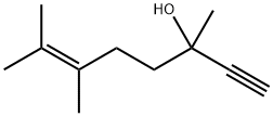 3,6,7-trimethyloct-6-en-1-yn-3-ol Struktur