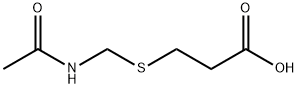 3-(乙酰胺甲硫基)丙酸 结构式
