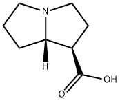 (4R,5S)-1-アザビシクロ[3.3.0]オクタン-4-カルボン酸 化学構造式