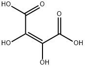 ジヒドロキシマレイン酸 化学構造式