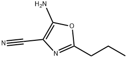 4-Oxazolecarbonitrile,  5-amino-2-propyl- Structure
