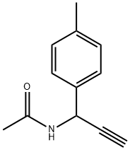 Acetamide,  N-[1-(4-methylphenyl)-2-propynyl]-  (9CI) Structure