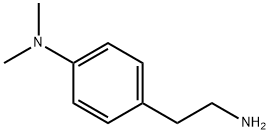 2-(P-ジメチルアミノフェニル)エチルアミン 化学構造式